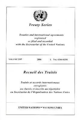 bokomslag Treaty Series 2357 I