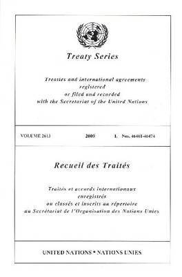 bokomslag Treaty Series 2613