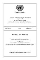 bokomslag Treaty Series 2717 2010 Annexes A, C