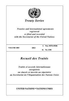 bokomslag Treaty Series 2803 (English/French Edition)