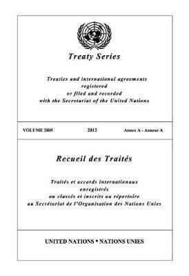 United Nations Office of Legal Affairs, United Nations Publications - Treaty Series 2805 (English/French Edition), Häftad