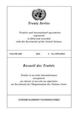 bokomslag Treaty Series 2849 (English/French Edition)