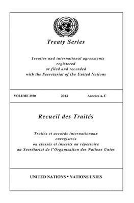 Treaty Series 2930 (English/French Edition) 1