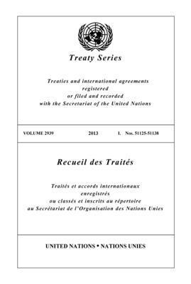 Treaty Series 2939 (English/French Edition) 1