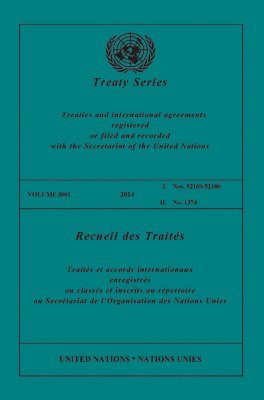 Treaty Series 3001 (English/French Edition) 1