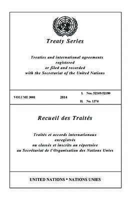 United Nations Office of Legal Affairs, United Nations - Treaty Series 3001 (English/French Edition), Häftad