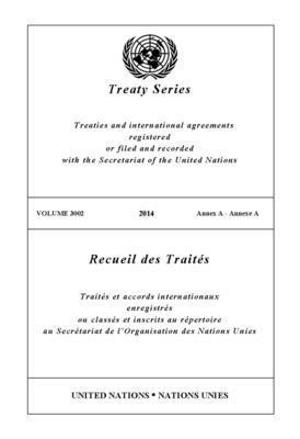 bokomslag Treaty Series 3002 (English/French Edition)