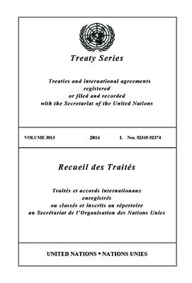 bokomslag Treaty Series 3013 (English/French Edition)