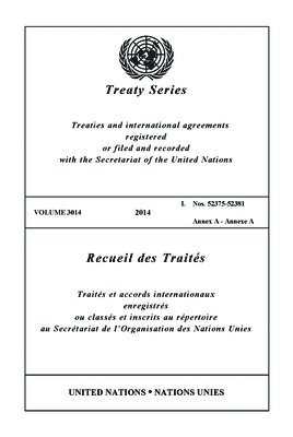 bokomslag Treaty Series 3014 (English/French Edition)