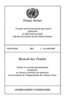 Treaty Series 3025 (English/French Edition) 1