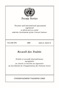 bokomslag Treaty Series 3096 (English/French Edition)