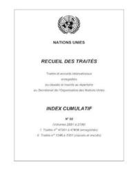 bokomslag Recueil des Traités Index Cumulatif No. 50