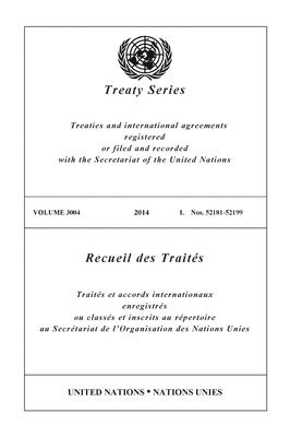 bokomslag Treaty Series 3004 (English/French Edition)