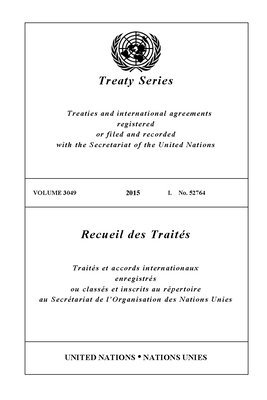 bokomslag Treaty Series 3049 (English/French Edition)