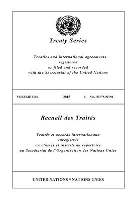 Treaty Series 3054 (English/French Edition) 1