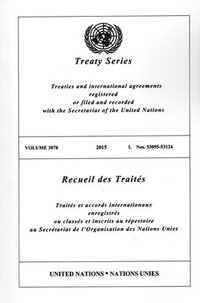 bokomslag Treaty Series 3078 (English/French Edition)