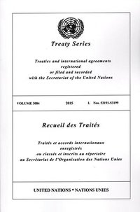 bokomslag Treaty Series 3084 (English/French Edition)