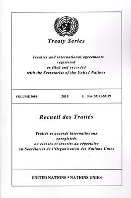 bokomslag Treaty Series 3084 (English/French Edition)