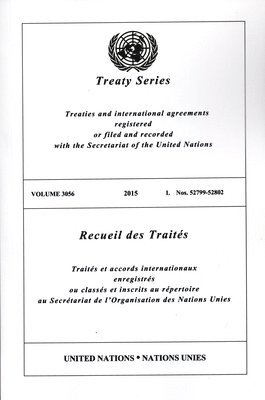 Treaty Series 3056 (English/French Edition) 1