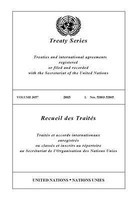 Treaty Series 3057 (English/French Edition) 1