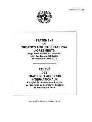 Statement of Treaties and International Agreements 1