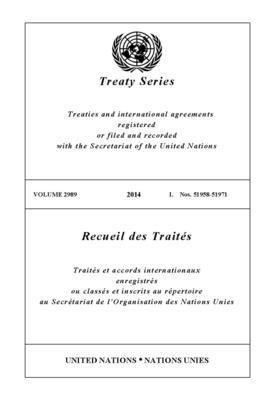 bokomslag Treaty Series 2989 (English/French Edition)