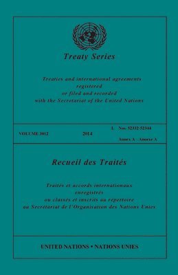 bokomslag Treaty Series 3012 (English/French Edition)