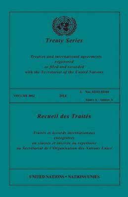 bokomslag Treaty Series 3012 (English/French Edition)