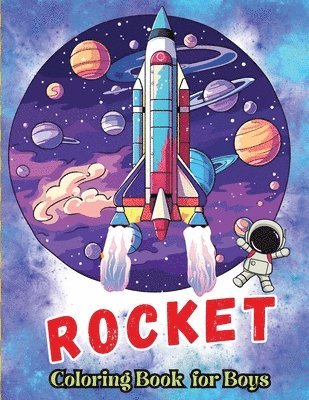 Rocket Coloring Book for Boys 1