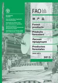 bokomslag FAO yearbook of forest products 2009-2013