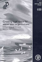 bokomslag Creating Legal Space for Water Use Organizations