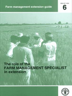 The role of the farm management specialists in extension 1