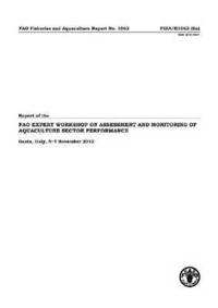 bokomslag Report of the FAO workshop on assessment and monitoring of aquaculture sector performance