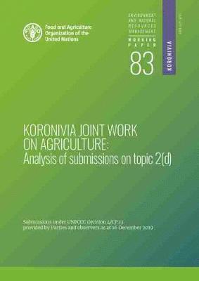 Koronivia Joint Work on Agriculture 1