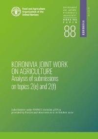 bokomslag Koronivia joint work on agriculture