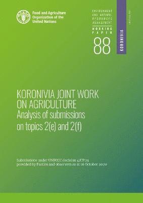 Koronivia joint work on agriculture 1