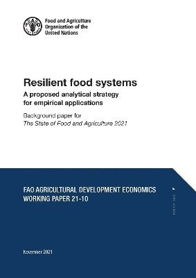 bokomslag Resilient food systems - A proposed analytical strategy for empirical applications