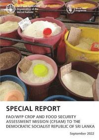 bokomslag FAO/WFP Crop and Food Security Assessment Mission (CFSAM) to the Democratic Socialist Republic of Sri Lanka