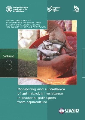 bokomslag Monitoring and surveillance of antimicrobial resistance in bacterial pathogens from aquaculture