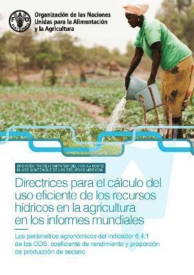 bokomslag Directrices para el clculo del uso eficiente de los recursos hdricos en la agricultura en los informes mundiales