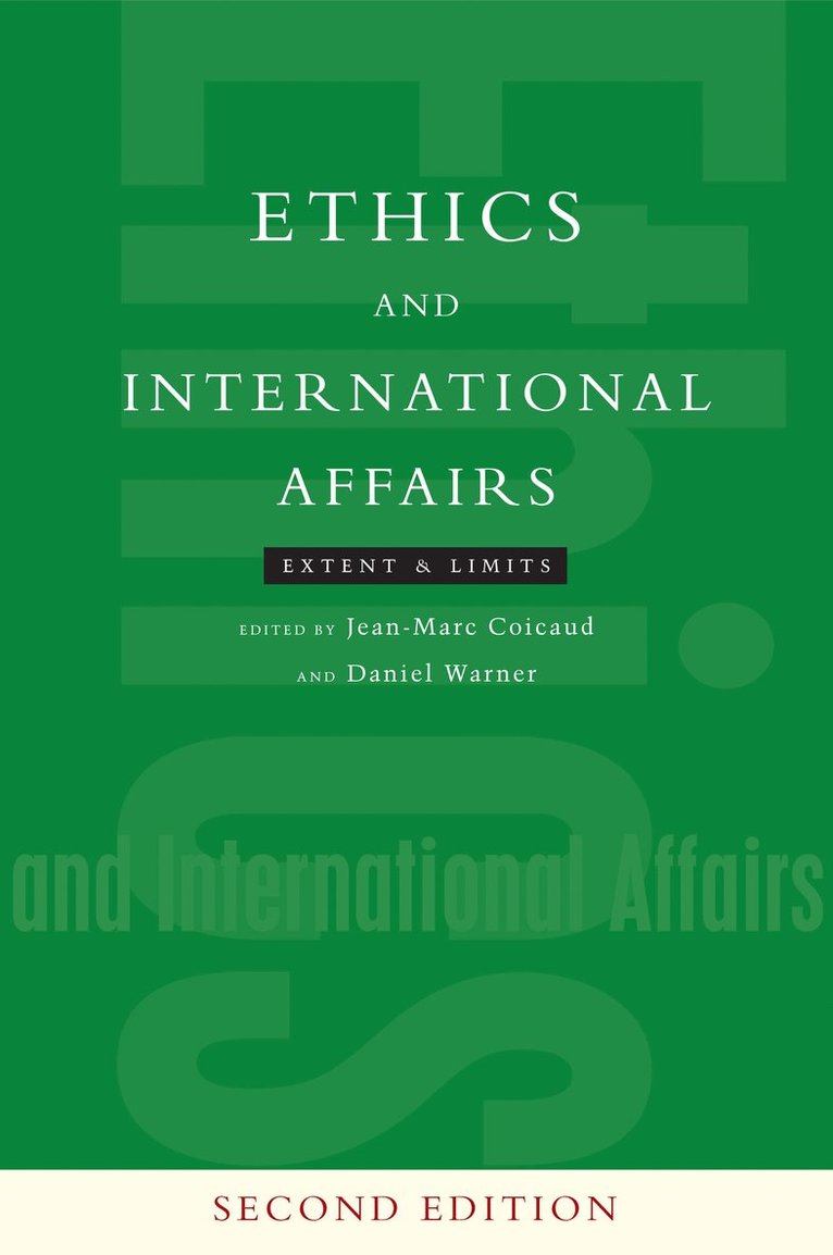 United Nations University, Jean-Marc Coicaud, Daniel Warner - Ethics and international affairs, Häftad
