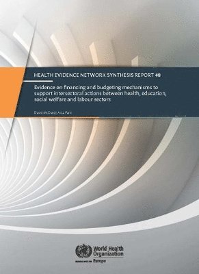 EURO - Evidence on financing and budgeting mechanisms to support intersectoral actions between health  education  social welfare and labour sectors, Häftad