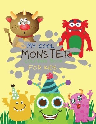 My Cool Monster Coloring Book for Kids 1