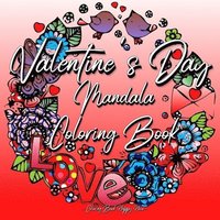 bokomslag Valentines Day Mandala Coloring Book