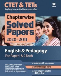 bokomslag Ctet & Tets Chapterwise Solved Papers 2020-2011 English & Pedagogy for Paper 1 & 2 Both 2020