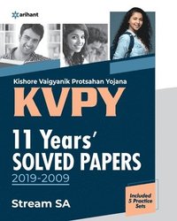 bokomslag Kvpy 11 Years Solved Papers 2019-2009 Stream Sa