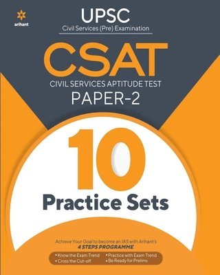 bokomslag 10 Practice Sets Csat Civil Services Aptitude Test Paper 2 2021