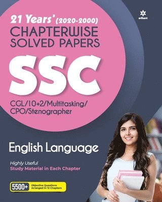 Mridula Sharma - Ssc Chapterwise Solved Papers English Language 2021, Häftad