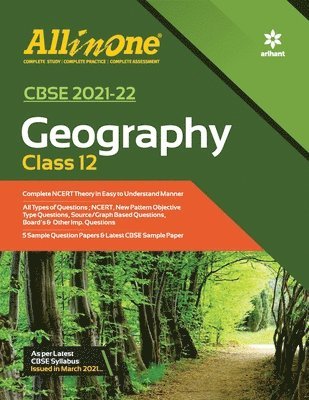 bokomslag Cbse All in One Geography Class 12 for 2022 Exam