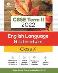 bokomslag Cbse English Language & Literature Term 2 Class 10 for 2022 Exam (Cover Theory and MCQS)